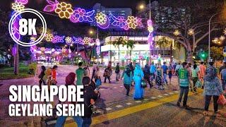 Singapore City Geylang Serai in 8K May 2021