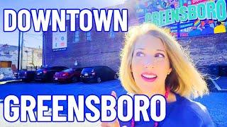 FULL TOUR of Downtown Greensboro North Carolina 2022  Living in Greensboro North Carolina