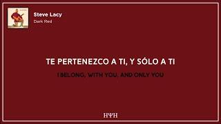 Steve Lacy - Dark Red Lyrics + Sub Español