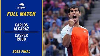 Carlos Alcaraz vs. Casper Ruud Full Match  2022 US Open Final