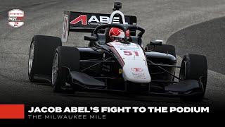 Jacob Abel battles his way back at the Milwaukee Mile  INDY NXT by Firestone