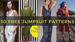 30 Free Jumpsuit Romper and Overall Patterns You May Have Missed