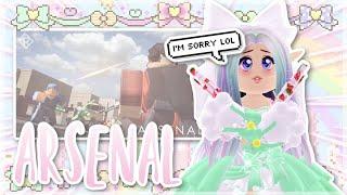 Playing ARSENAL Again IM SORRY ◕﹏◕  Roblox