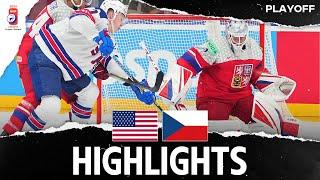 Highlights  USA vs. Czechia  2024 #MensWorlds