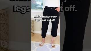 What NOT to Wear if Your Legs are short 