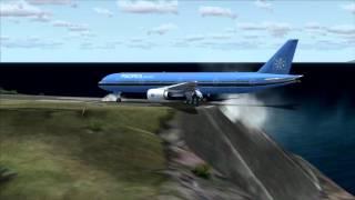 How to land a Boeing 777 at Saba