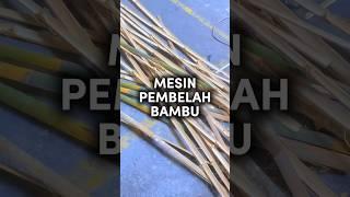 MESIN PEMBELAH BAMBU OTOMATIS SUPER CEPAT #shorts #mesin #bambu #bambupetung #otomatis #cepat