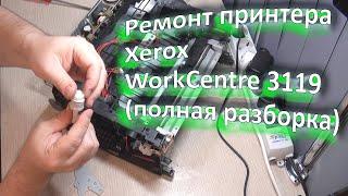 Ремонт принтера Xerox WorkCentre 3119 полная разборка