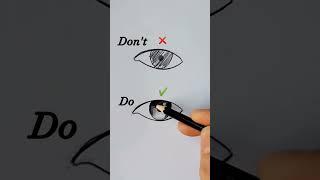 correct eye drawing#short