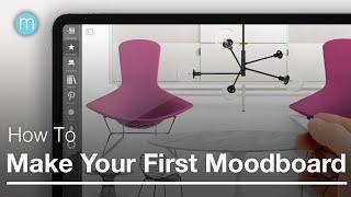 How to Start Your First Moodboard Morpholio Board iPad Tutorial for Home Decor & Interior Design