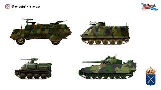 Kendaraan Tempur Infantri Infantry Fighting Vehicle Buatan Swedia dari masa ke masa