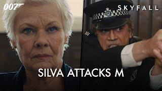 SKYFALL  Silva Attacks M – Daniel Craig Judi Dench  James Bond