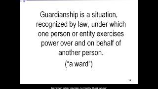 Rethinking Guardianship Part 1 of 2- A Michigan Alliance for Families Transition Webinar