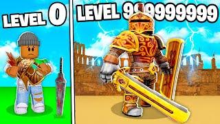 I BECAME A LEVEL 999999999 ROBLOX GLADIATOR