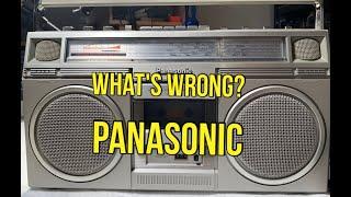 Panasonic RX-5030L Radio Cassette Recorder Appraisal Before Repair.