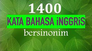 1400 kata dalam bahasa inggris  kata bersinonim bahasa inggris