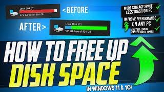  How to FREE Up More than 30GB+ Of Disk Space in Windows 11 & 10 
