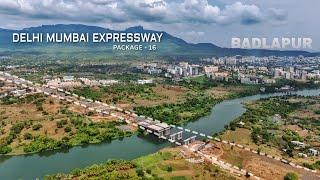 Delhi Mumbai Expressway Maharashtra State Progress  Virar-JNPT June 2024 Update  Package 16