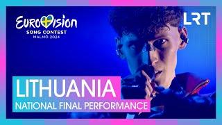 Sidabrinis diržas - Luktelk  Lietuva   Nacionalinis finalinis pasirodymas  Eurovizija 2024