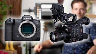 Canon R5 VS Canon C300 MKIII  High ISO Dynamic Range & Sharpness Comparisons