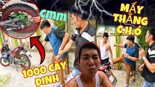 Quốc Màng Tang Chơi Lớn Troll Đóng 1000 Cây Đinh Vào Lốp Xe Hai Lượm Và Cái Kết