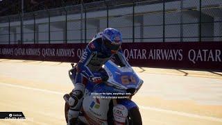 MotoGP 24 - Bo Bendsneyder - Moto2 - Pertamina SAG Racing Team - Losail Circuit - 3 Laps - Gameplay