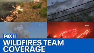 Wildfires burning across SoCal Team coverage