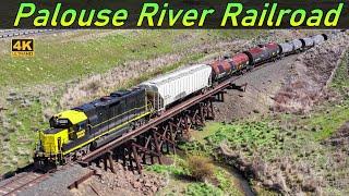 Scenic Palouse River & Coulee City Railroad 4K  March 29 2024