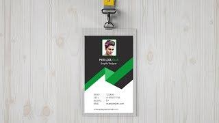 How to make ID Card Design - Photoshop Tutorial