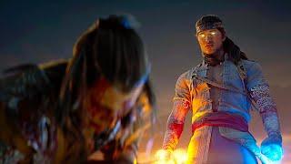 Shang Tsung Kills Fire God Liu Kang Scene 2023 - Mortal Kombat 1 & MK11