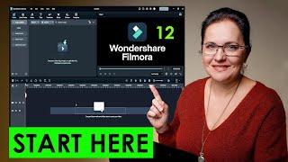 Wondershare Filmora 12  Video Editing Tutorial for Beginners  START HERE