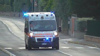 106 - Ambulanza Croce Blu Basso Sebino in sirena