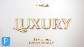 100% EDITABLE Golden Luxury Text Effect - PixelLab Tutorial