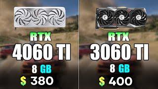 NVIDIA RTX 4060 Ti vs RTX 3060 Ti  Test in 9 Games 4K Ultra