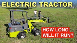 How long can my electric tractor loader run? And MORE