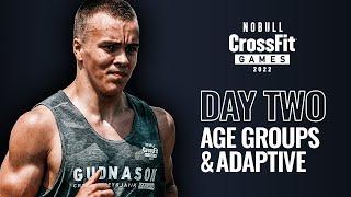 Friday Day 2 Age-Group and Adaptive Part 2 — 2022 NOBULL CrossFit Games