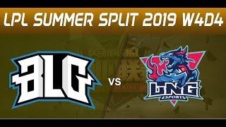 Bilibili Gaming vs LNG Esports  LPL Summer 2019 W4G1  FULL GAME