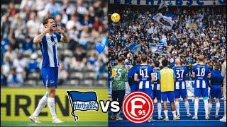 Das reicht nicht  Hertha BSC vs Fortuna Düsseldorf Stadion Vlog