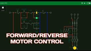 3phase forward-reverse motor control and indicator light simurelay