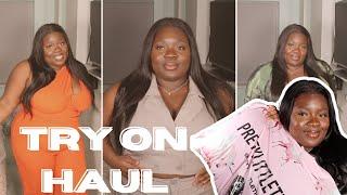 PLT TRY ON HAUL PLUS SIZE FASHION  PRETTYLITTLETHING