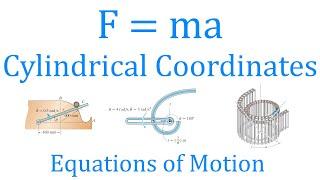F=ma Cylindrical Coordinates Equations of Motion Learn to solve any problem