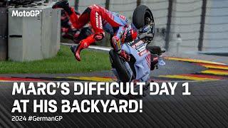 Marquez bumpy Friday at the Sachsenring   2024 #GermanGP