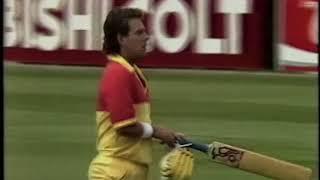 Killer catch - Darren Lehmann caught Gary Watts bowled Merv Hughes