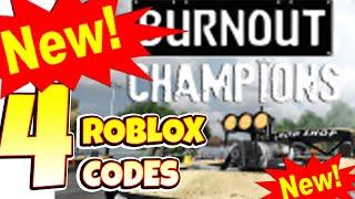 Burnout Champions Roblox GAME ALL SECRET CODES ALL WORKING CODES
