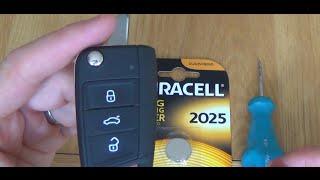 2015 VW Volkswagen Golf MK7 KEY FOB Battery Replacement