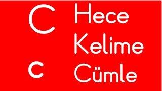 C Sesi Hece Kelime  Cümle Okuma Çalışması  C Sesi Öğretimi  C Harfi  C  Sesi Okuma Etkinliği