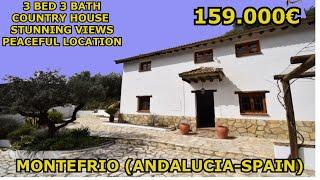 €159000** 3 bed 3 bath lovely Andalusian country house for sale in Montefrio Granada Spain