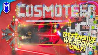 Cosmoteer - Ion Beams Hurt.... A Lot - Defensive Weapons Challenge - Modded Lets Play - Ep 3