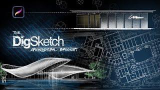 The DigSketch Architectural Brushset for Procreate