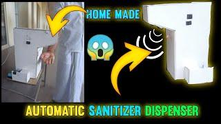 How to make Automatic Hand Sanitizer Dispenser at home  by rg creation